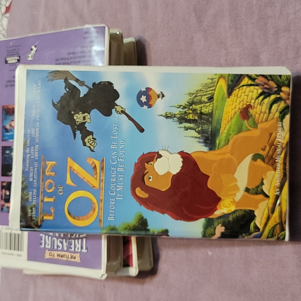 VHS Tape Lion of Oz Movie
